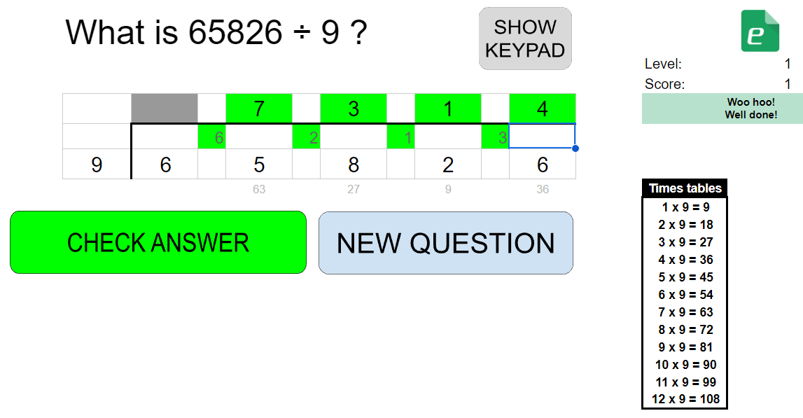 Division of Integers