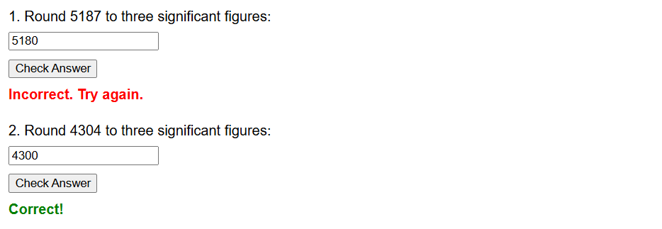 Rounding larger numbers to three significant figures worksheet