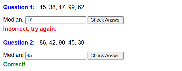 Finding the median worksheet